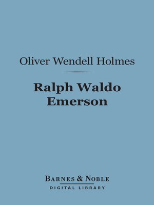 cover image of Ralph Waldo Emerson (Barnes & Noble Digital Library)